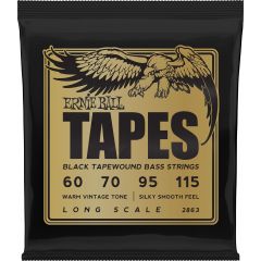 Ernie Ball Cordes pour basse électrique Tapes long scale 60-115 - Vue 1
